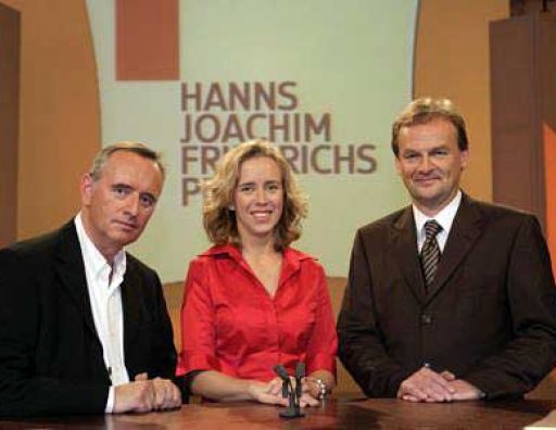 Hörst Königstein, Britta Hilpert und Frank Plasberg.